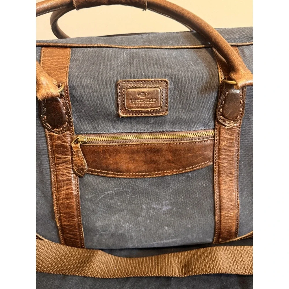 Lucchese Everyday Waxed Canvas Cowboy Bag